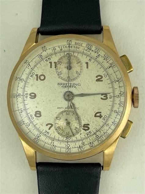 breitling geneve vintage automatic jumbo big size|vintage breitling geneve caseback.